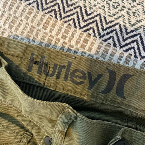 HURLEY 84 Slim Jeans - Army Green Color. Classic 5-pocket Jean.🍃 - Picture 10 of 11